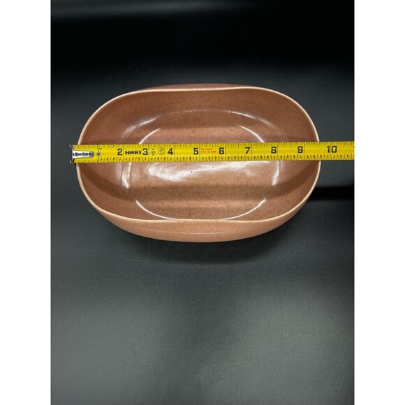 Vintage MCM Russell Wright Steubenville Coral Serving Bowl with Folded Edge - Picture 5 of 6